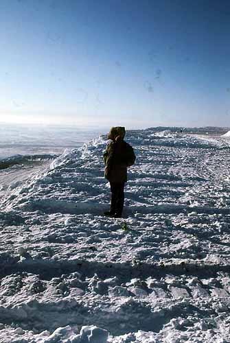 Lee at top camp